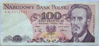 (1988) Банкнота Польша 1988 год 100 злотых "Людвиг Варинский"   XF